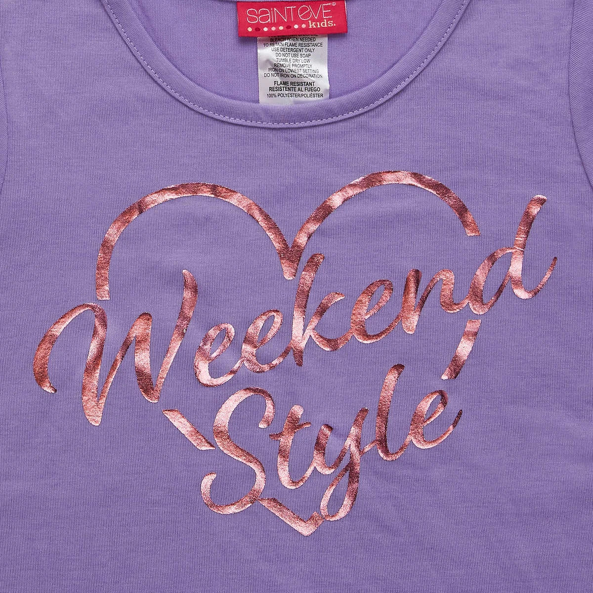 Saint Eve Youth 3-piece PJ Set, Pink