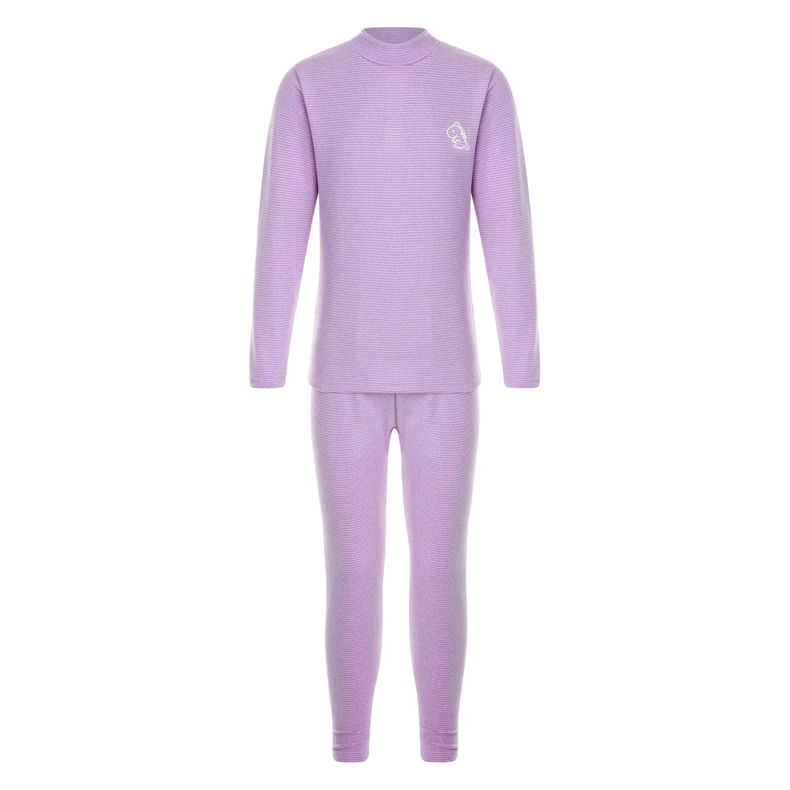 Kids Boys Girls Thermals Sets Pajamas T-shirt And Tights Suit Warm Active Home