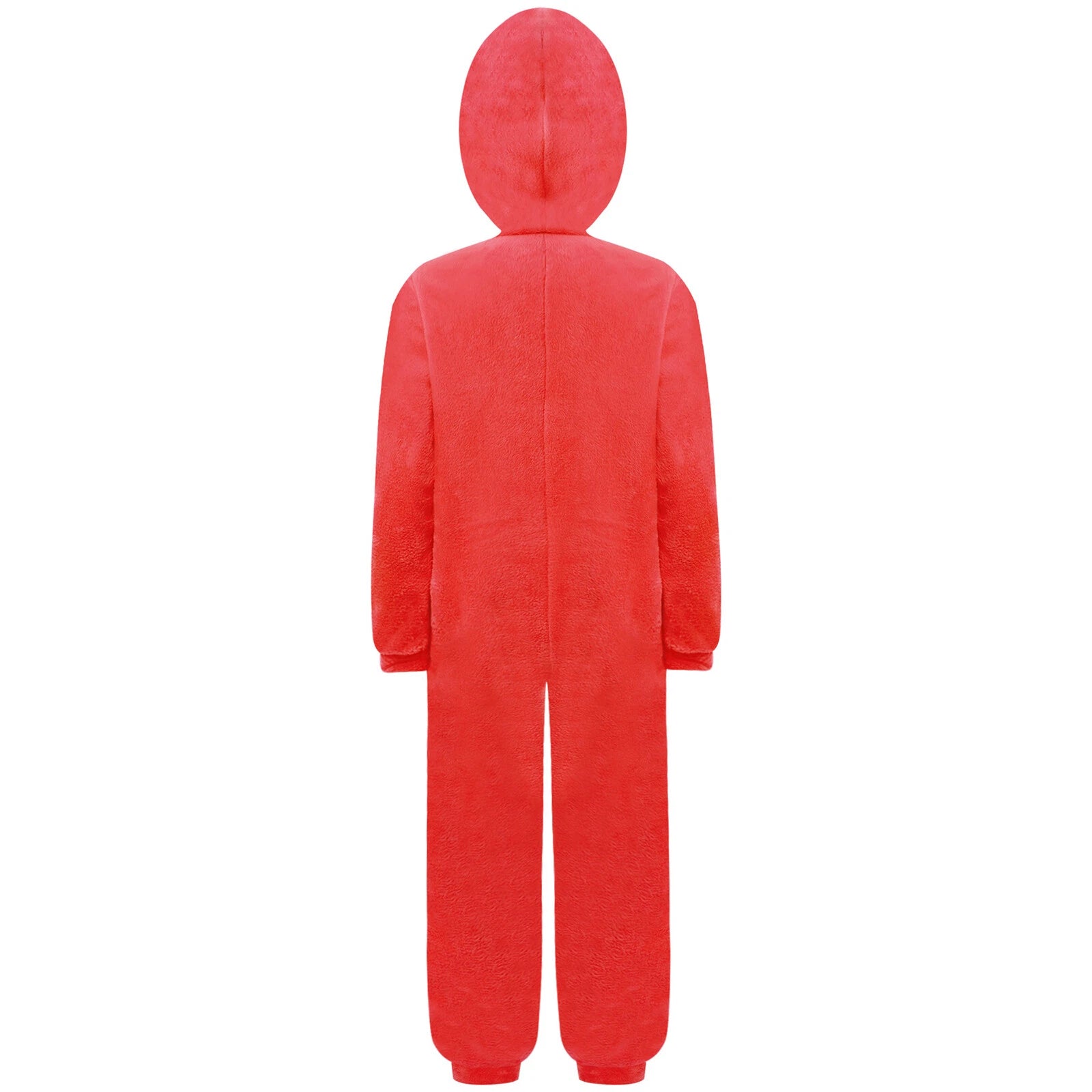 Unisex Kids Fleece Hooded Jumpsuit for Boys Girls Zip-up One Piece Pjs Sleepwear