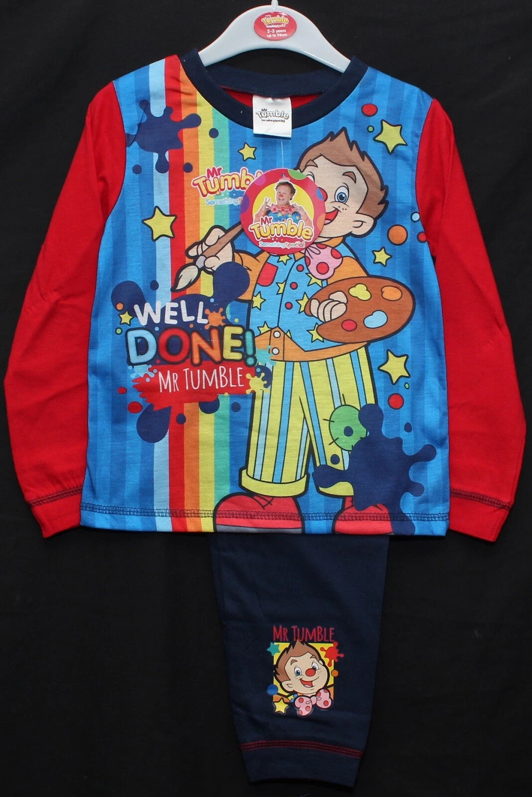 MR. TUMBLE Boy's Pyjamas/ SOMETHING SPECIAL PJs Sizes 12 months-4 years