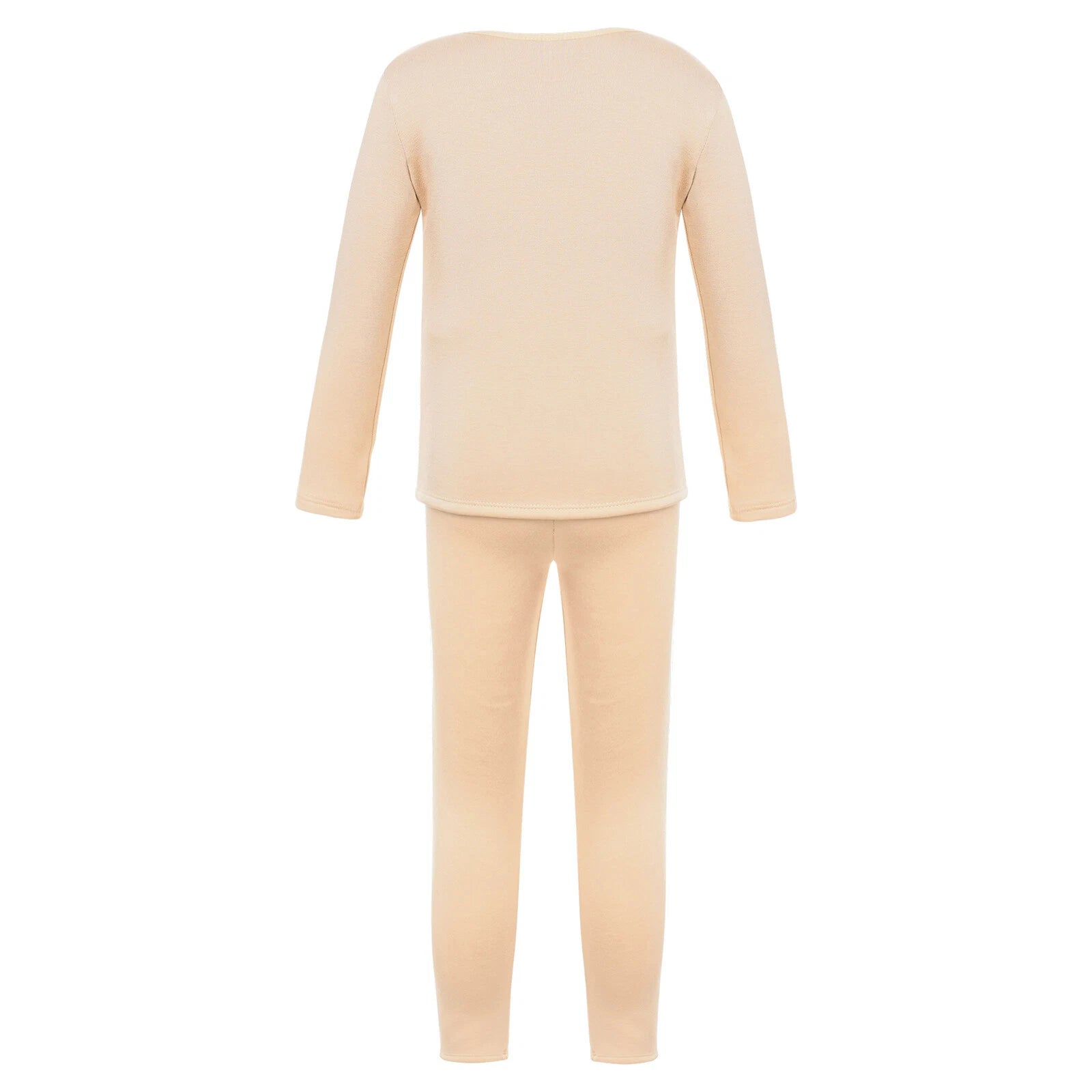 Kids Girl's Pajamas Set Long Sleeve Sleepwear Training Pullover And Pantyhose