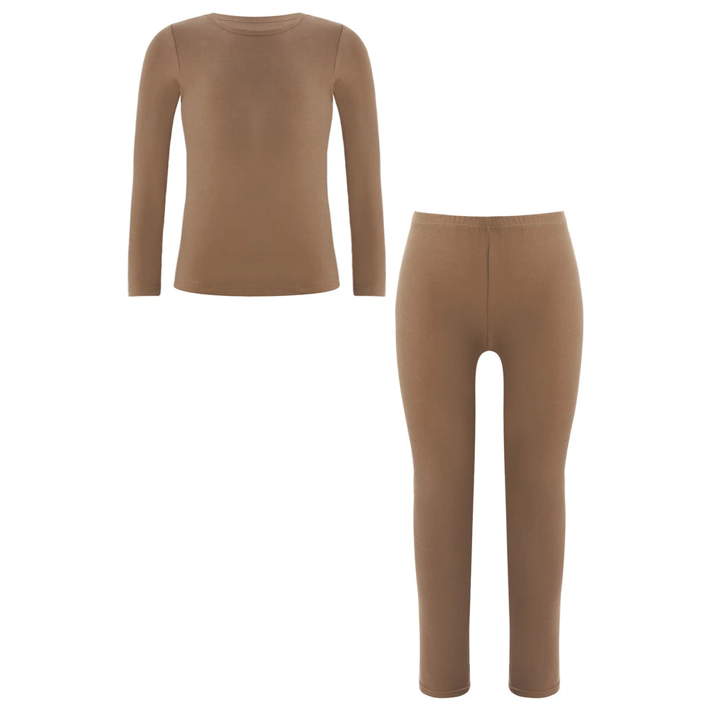 Unisex Kids Suit Bottoms Outfit Girls Set With Pants Homewear Pajamas Winter