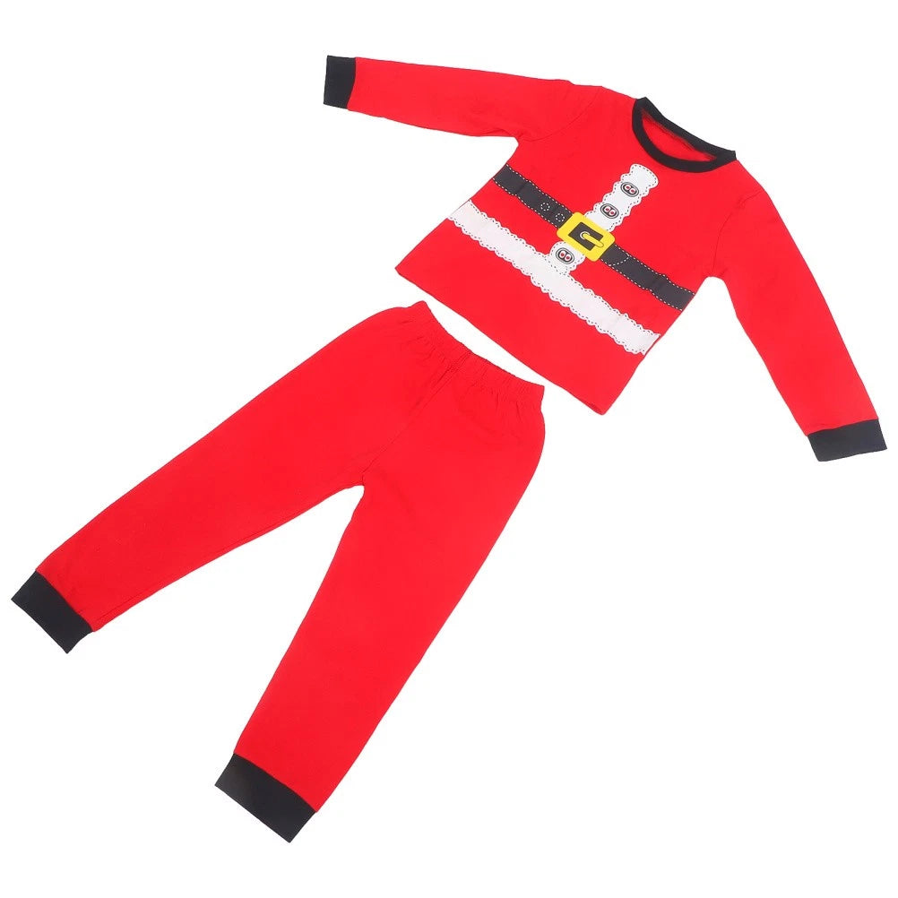 Christmas Pajamas Set Toddler Boy Kids Snowman Costume Funny Tshirt