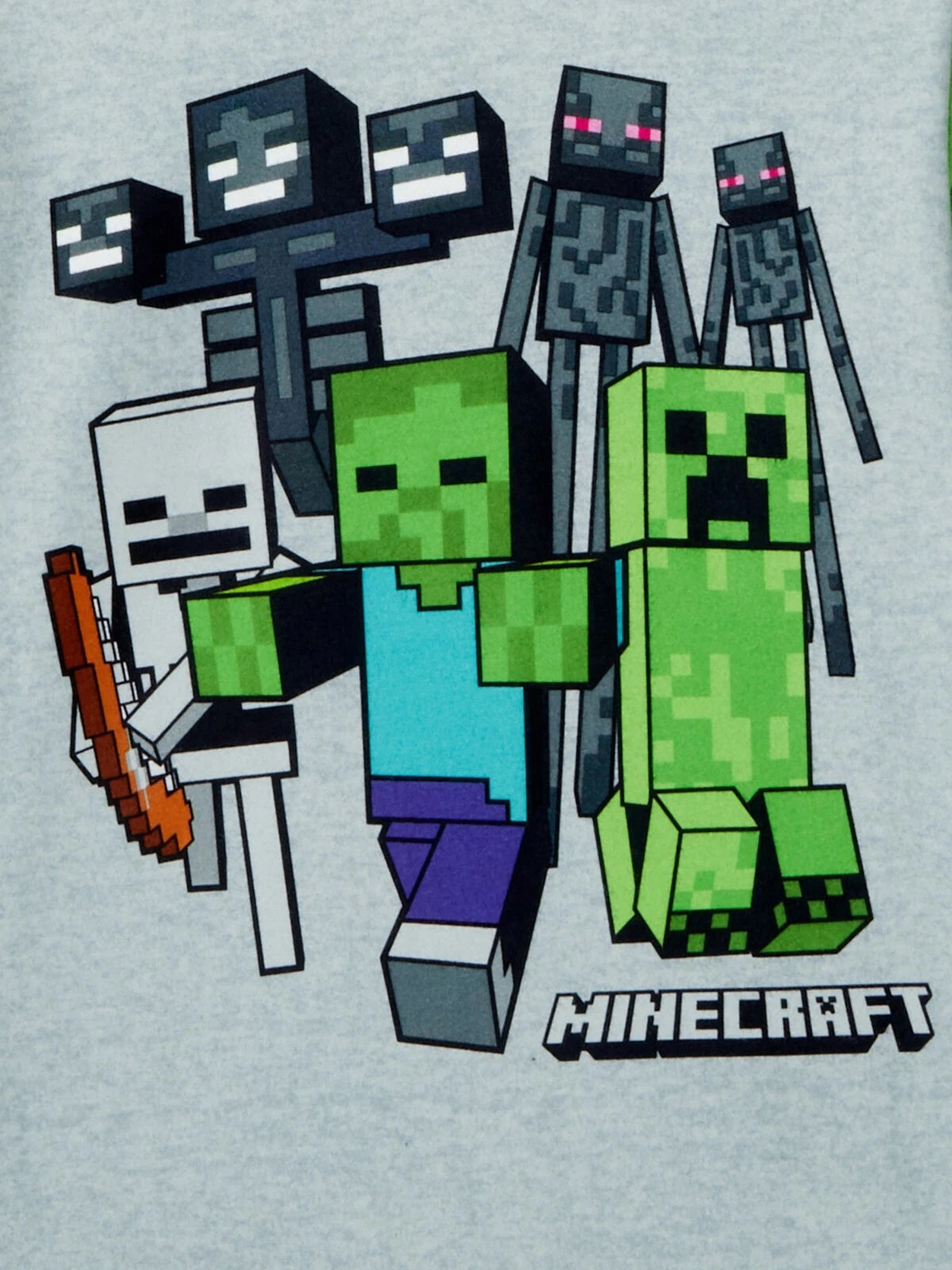 Jurassic Park / Star Wars the Child / Minecraft Boys Flannel Pajama Set 2-Piece