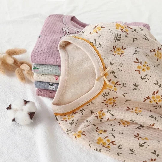 Cotton Kids Pajamas 100% Cotton  Floral Girls Pajamas Ultrasoft - FREE SHIPPING