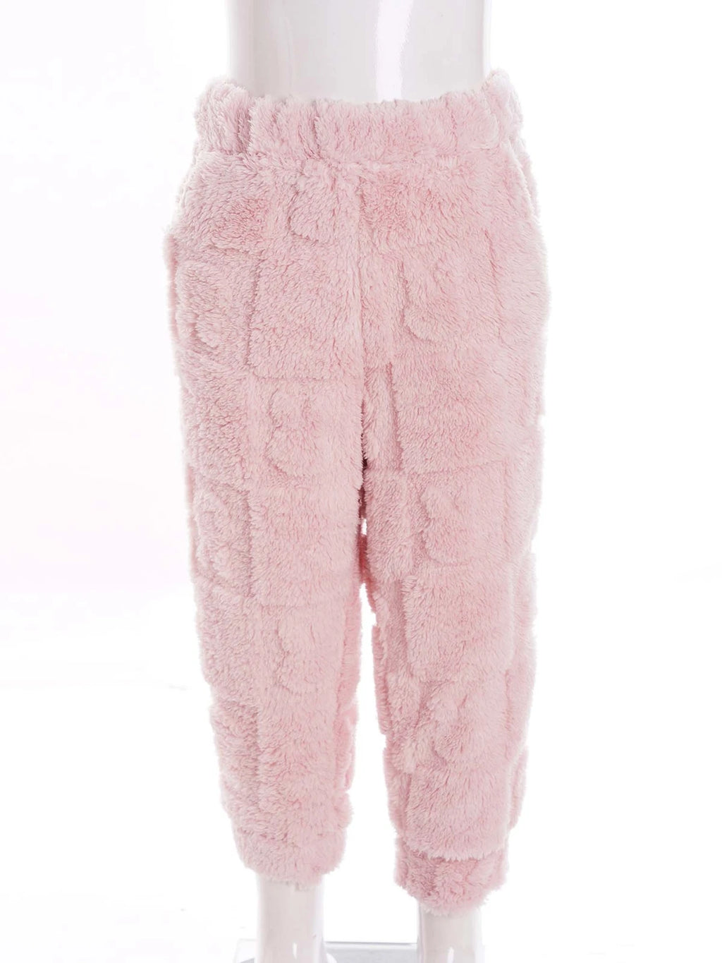 Kids Set Casual Pajamas Winter Sleepwear Elastic Waistband Top With Long Pants
