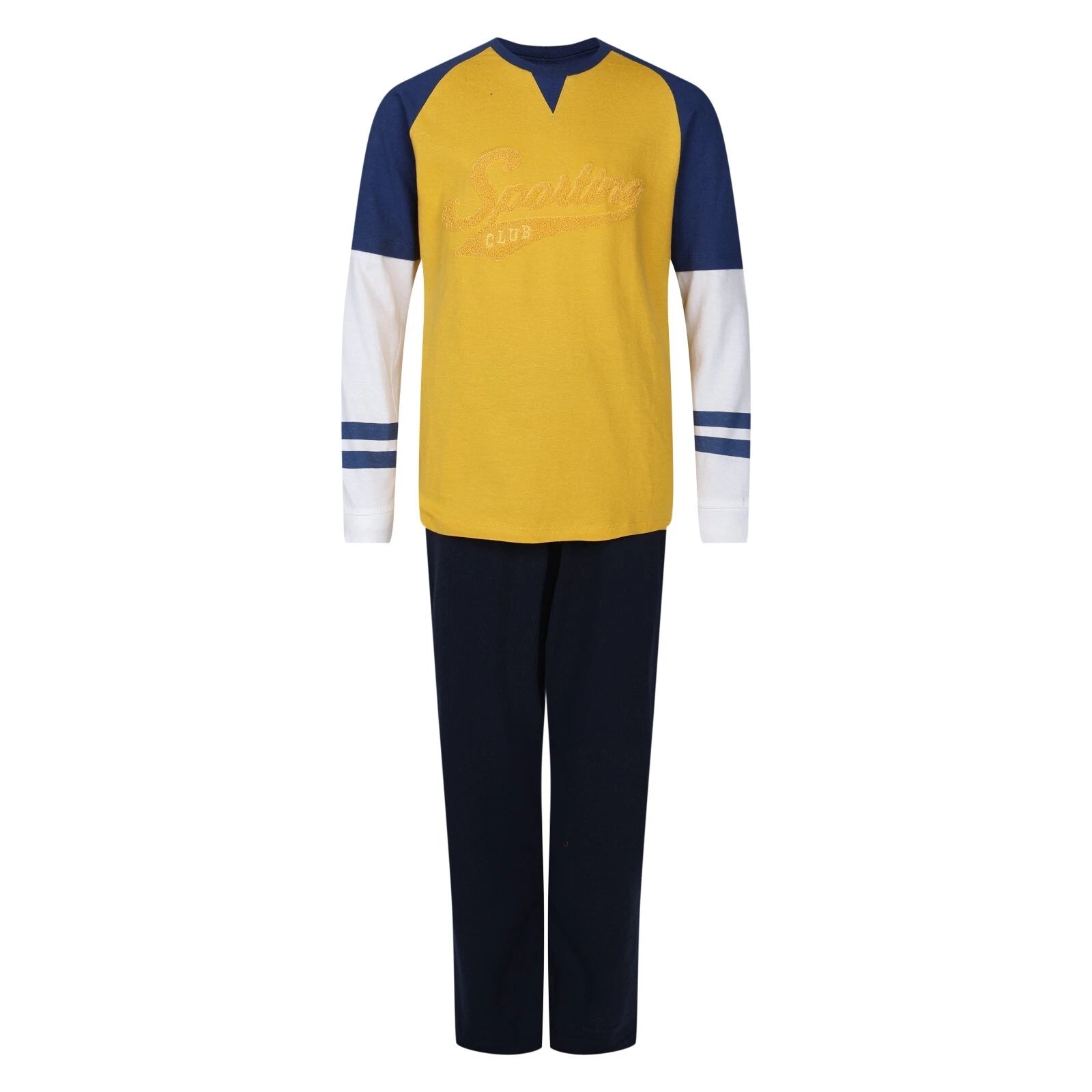 Boys Pyjama Sets Long Sleeve Top Bottoms Cotton Sleep Lounge Wear 7 to 15 Years