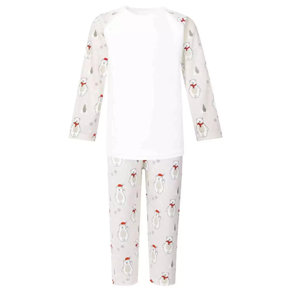 Personalised Christmas Pyjamas PJs Set  Eve Xmas Kids Children's