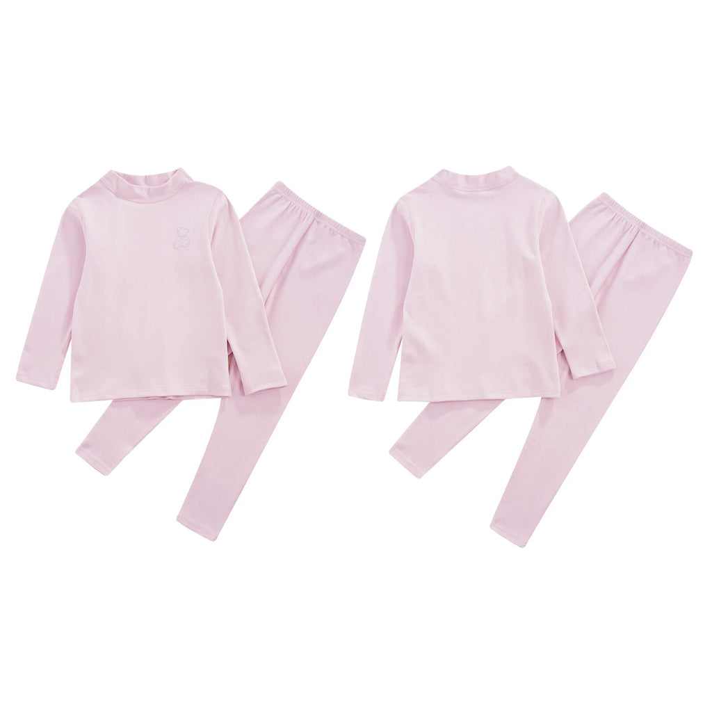 Kids Boys Girls Top Workout Tees Base Sleepwear Pajamas Set Exercise Suit Layer