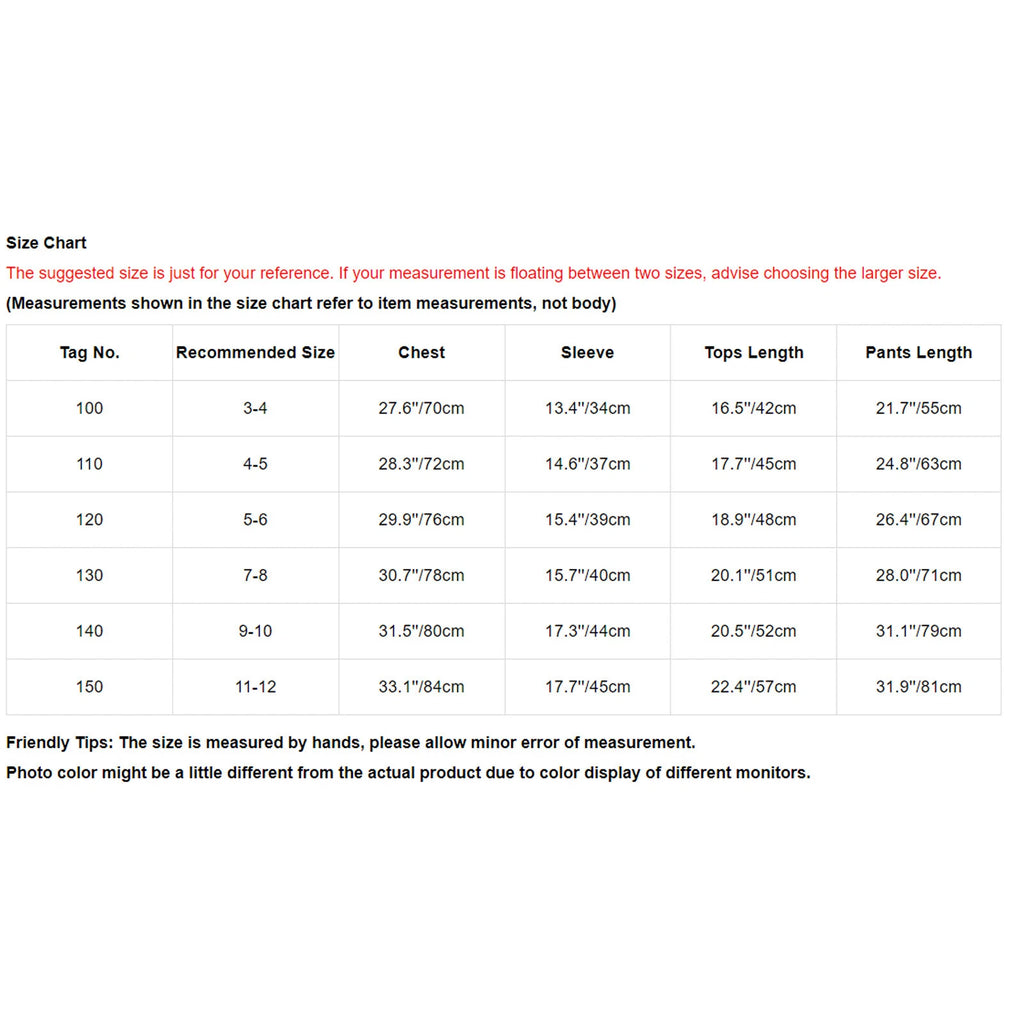 Girls Boys Pajamas Suit Long Sleeve Tops with Pants Sleepwear Winter Nightwear