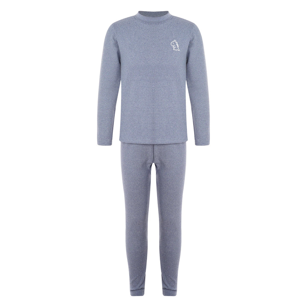 Kids Boys Girls Thermals Sets Pajamas T-shirt And Tights Suit Warm Active Home