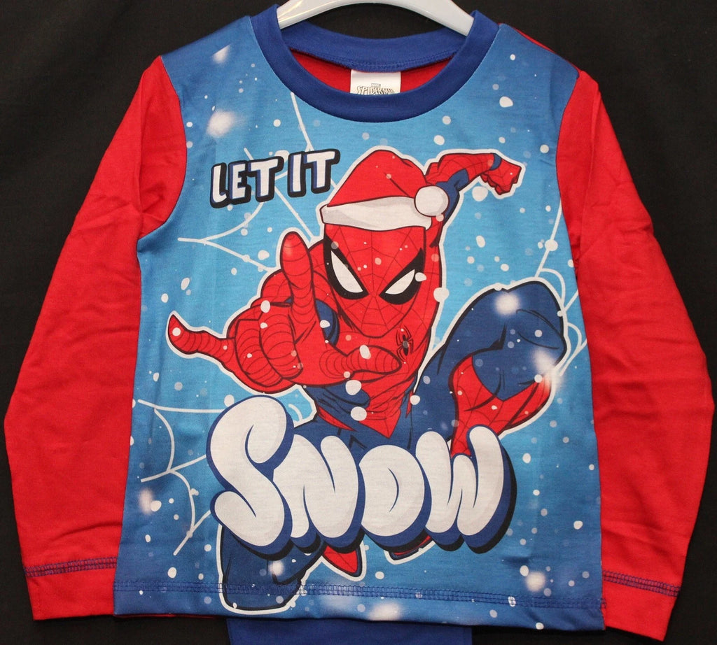 SPIDER-MAN Boy's Pyjamas/ Red & Blue SPIDEY PJs Sizes 1.5-5 Years