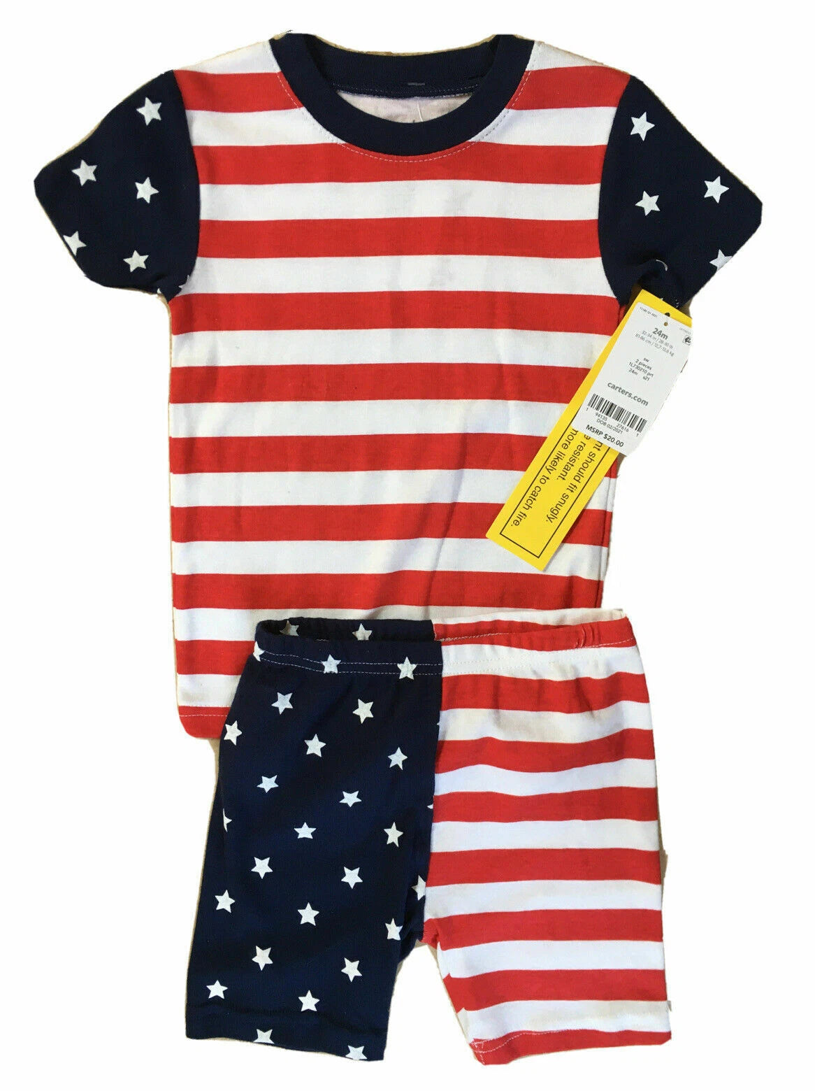 CARTER’S Pajamas Baby/Toddler 2PC-4PC Cotton Snug Fit Short-Sets 9M,-24M, 4T NWT