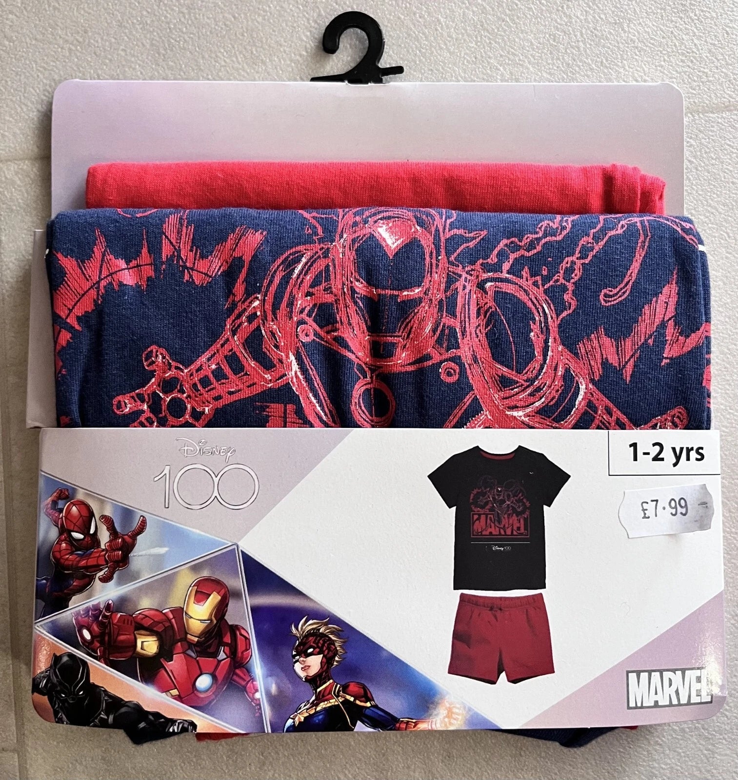 Disney 100 Kids Short Sleeve Pyjama Short Sets