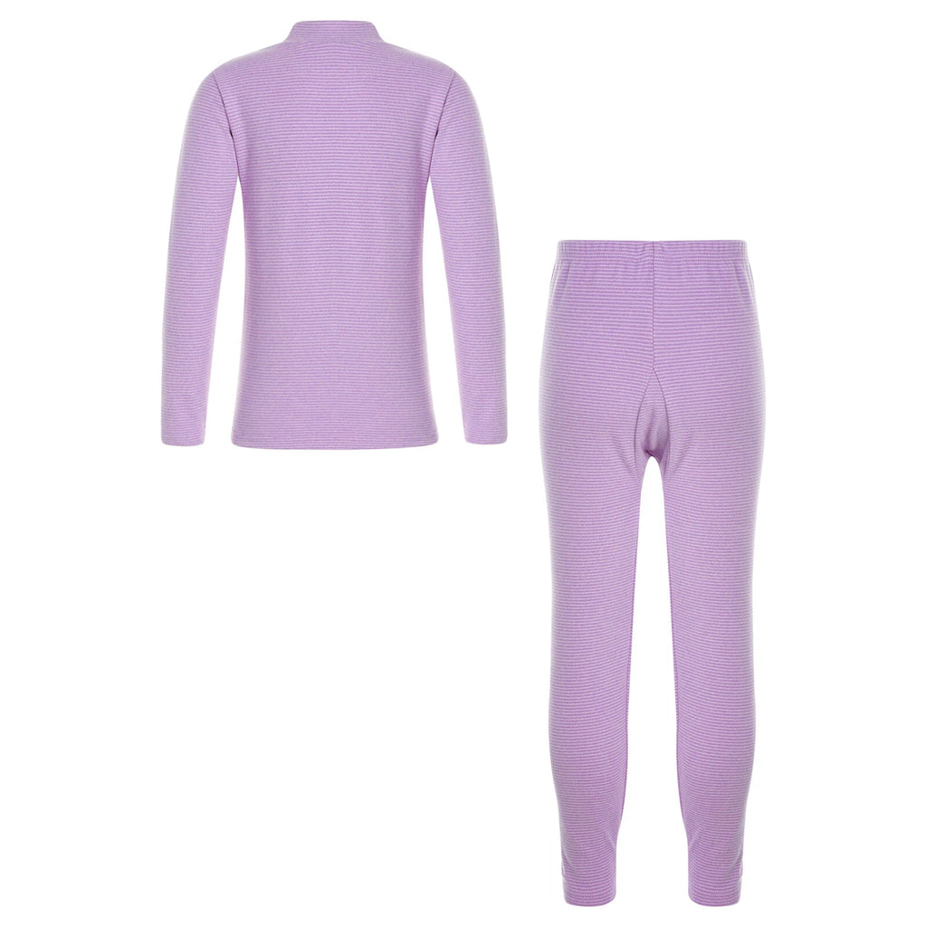 Kids Boys Girls Thermals Sets Pajamas T-shirt And Tights Suit Warm Active Home