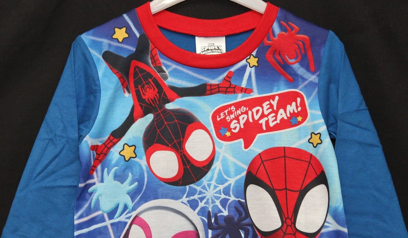 SPIDER-MAN Boy's Pyjamas/ Red & Blue SPIDEY PJs Sizes 1.5-5 Years