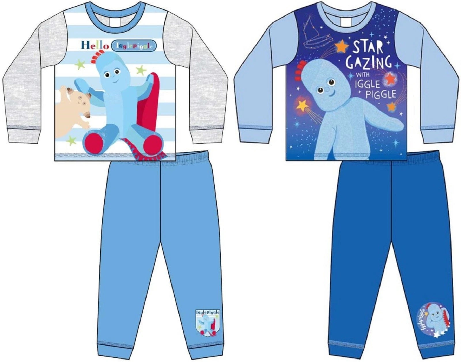Boy's IGGLE PIGGLE Pyjamas / IN THE NIGHT GARDEN PJs - Sizes 12 months-4 years