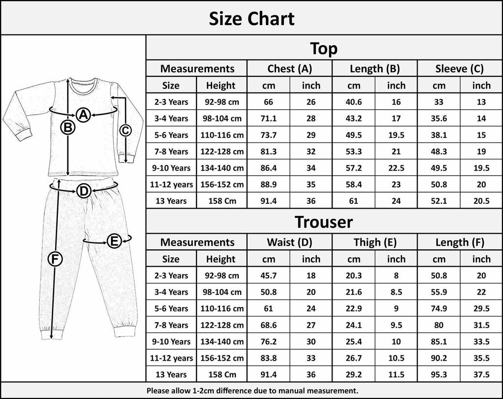 Kids Girls Pyjamas Children PJs 2 Piece Set Rainbow Koala Loungewear Pyjamas Set