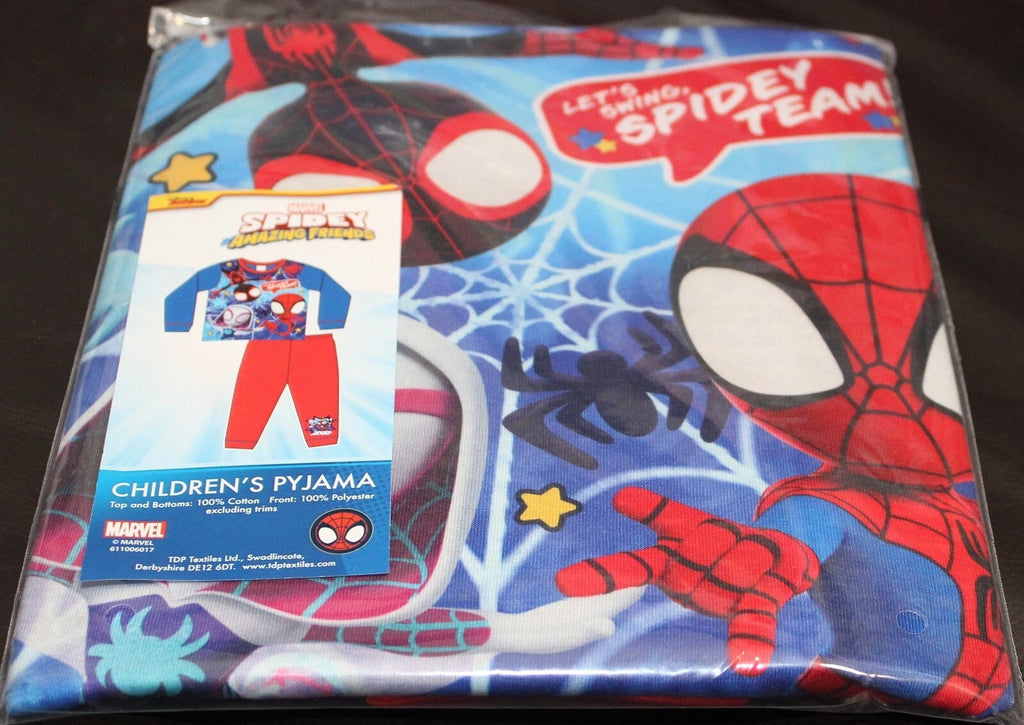 SPIDER-MAN Boy's Pyjamas/ Red & Blue SPIDEY PJs Sizes 1.5-5 Years
