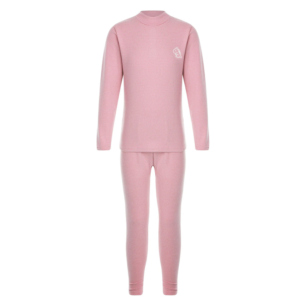Kids Boys Girls Thermals Sets Pajamas T-shirt And Tights Suit Warm Active Home