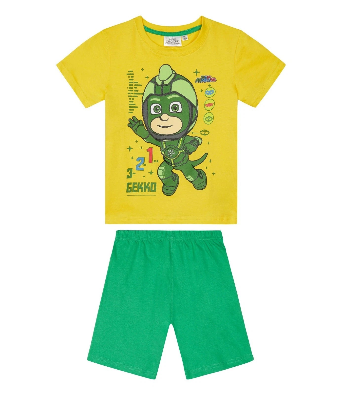 Boys Girls Kids Children Pyjamas Short Sleeve T-Shirt Shorts Set Age 2-12 Years