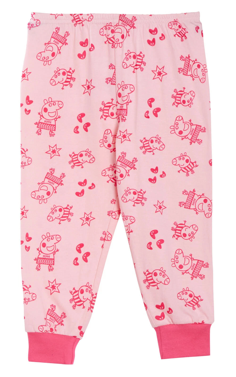 Girls Peppa Pig Pyjamas Kids Luxury Classic Peppa Pink Full Length Long Pjs Set