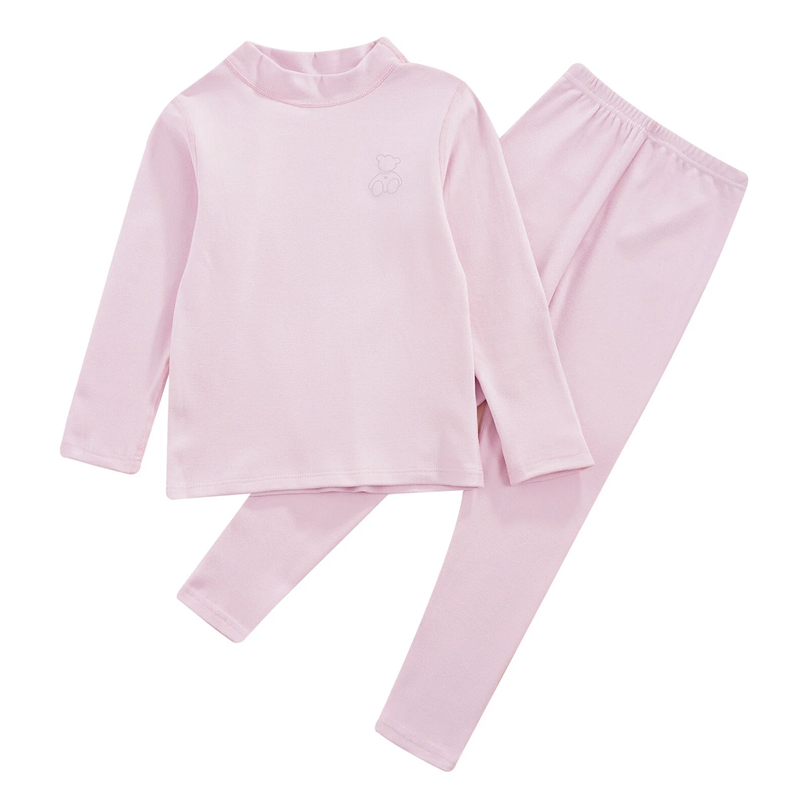 Kids Boys Girls Top Workout Tees Base Sleepwear Pajamas Set Exercise Suit Layer