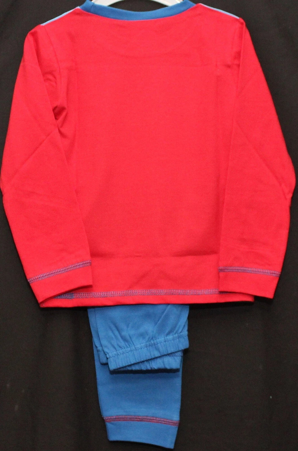 MR MEN Boys Pyjamas/ Red & Blue Long-Sleeved PJs Sizes 18 Months-5 Years