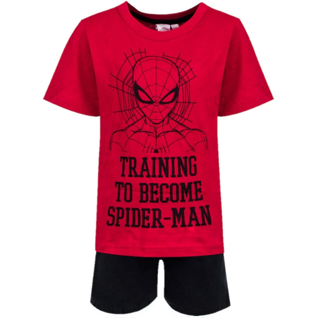 Boys Girls Kids Children Pyjamas Short Sleeve T-Shirt Shorts Set Age 2-12 Years