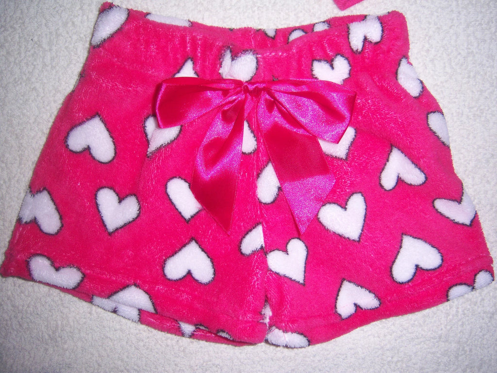 Girl Thing Brand 3 Piece PJ Pink Purple Shorts Pants Tops Set Size XS(4/5) NEW