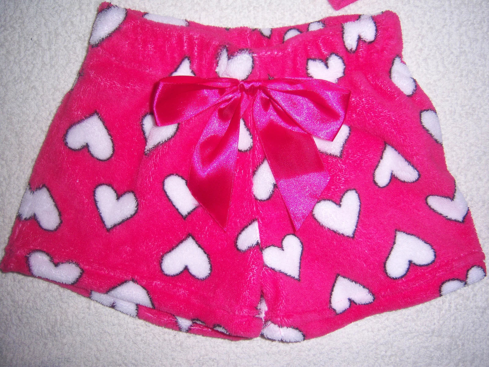 Girl Thing Brand 3 Piece PJ Pink Purple Shorts Pants Tops Set Size XS(4/5) NEW