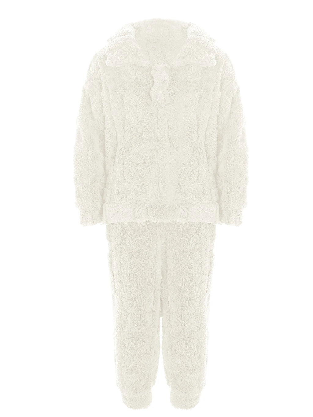 Kids Sleepwear Thicken Set Warm Pajamas Sleeping Sleepsuit Fleece 2pcs Casual