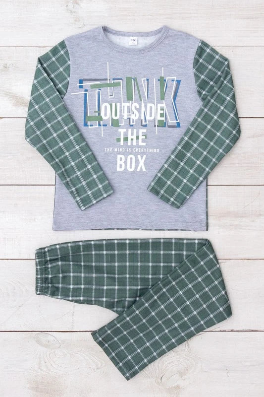 Boys’ Cotton Pajama Set – Warm, Breathable & Soft Fabric, Demi-season,  Nosi ...