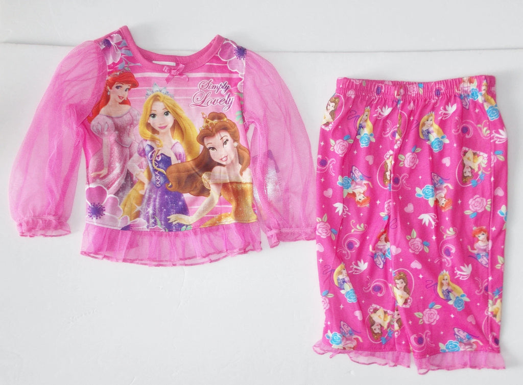 Disney Princesses Infant Girls Princess Pajama Sets 2 to Choose Size 12M NWT