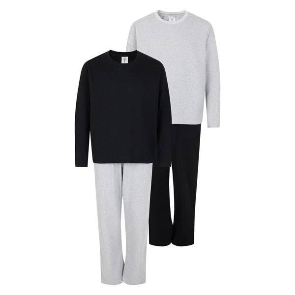 Boys 2 Pack Long Pyjamas Nightwear PJ Sets Twin Pack 9 to 16 Years #NorthEast