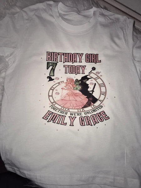 Personalised Birthday Pyjamas Girls When I Wake Up I Will Be  frilly and bows