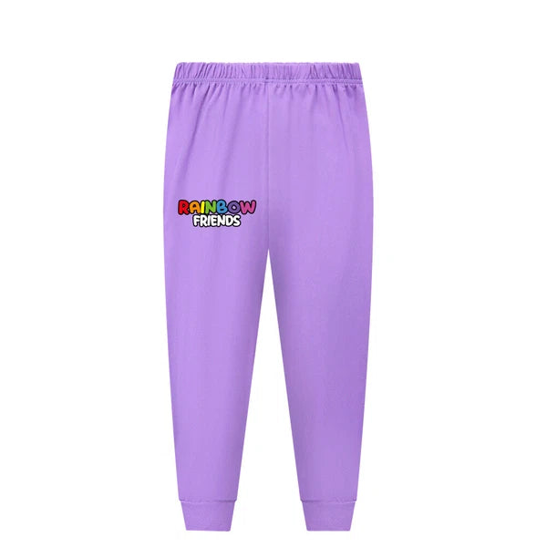 Popular Children's Rainbow Friends Pajama Top+Pants Pajama PJ Set Gift