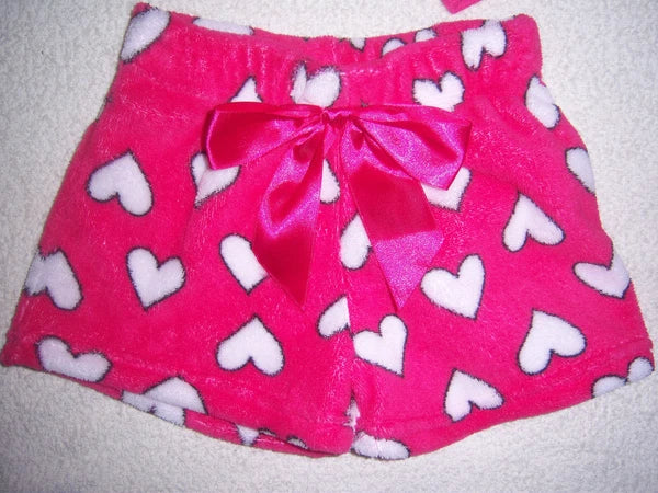 Girl Thing Brand 3 Piece PJ Pink Purple Shorts Pants Tops Set Size XS(4/5) NEW