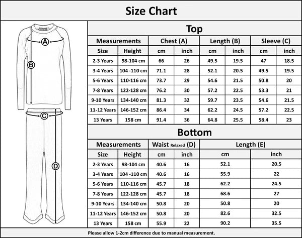 Kids Girls PJ's " #SELFIE " Printed Stylish Red Pyjamas Loungewears 5-13 Years