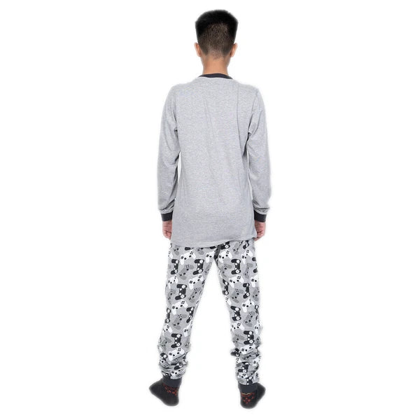 Kids Unisex Boys Girls Long Camo Cotton Gamer Gaming Pyjamas PJ Sets 5-13 Years