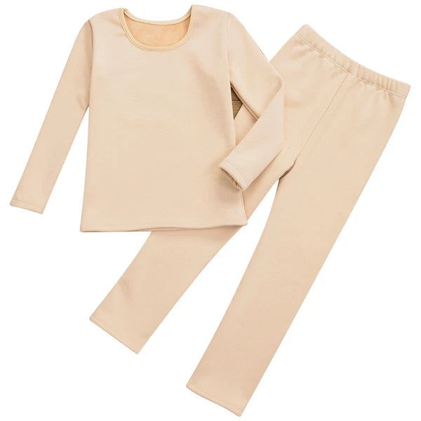 Kids Girl's Pajamas Set Long Sleeve Sleepwear Training Pullover And Pantyhose