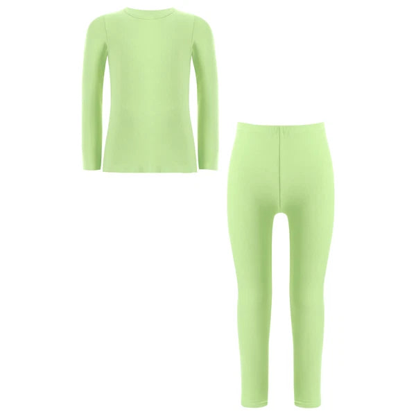 Unisex Kids Suit Bottoms Outfit Girls Set With Pants Homewear Pajamas Winter