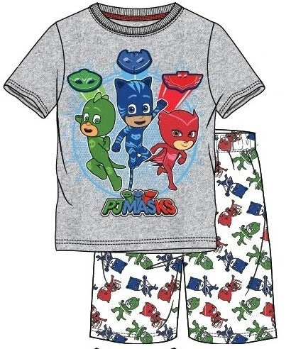 BOYS CHARACTER SHORT PYJAMAS 2PC NIGHT WEAR PJ SETS OFFICIAL 3-12 YEARS BNWT