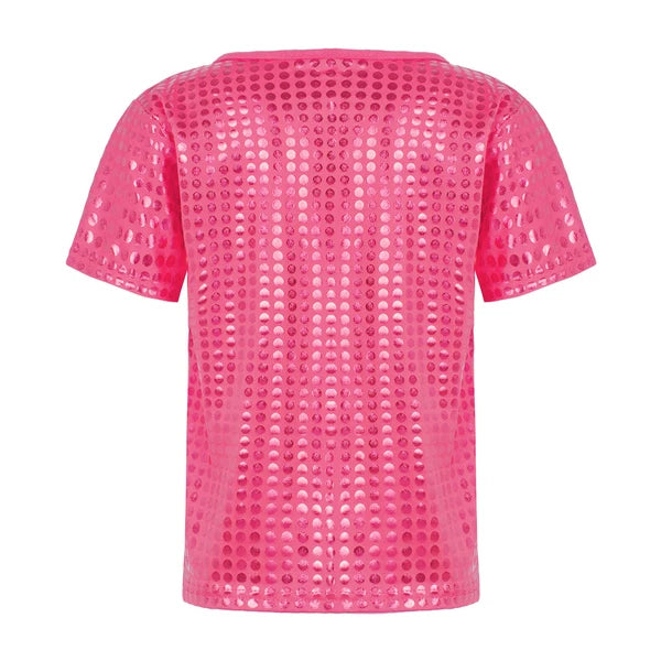 Unisex Kids Sleepwear Girls Set Print Pajamas Pullover Round Neck Cute Suit Top