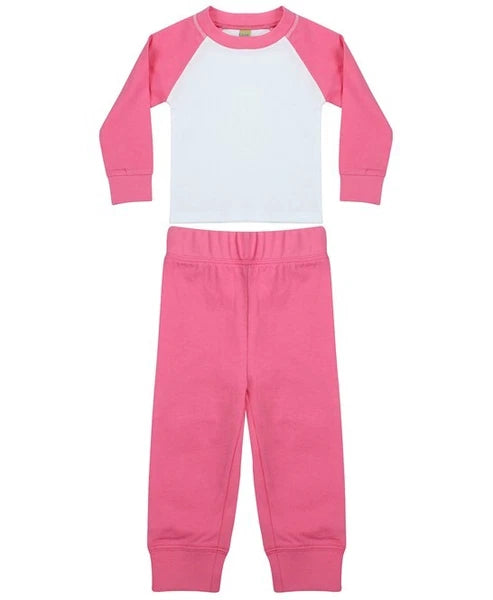 Personalised Custom Larkwood Children Pyjamas Toddler Kids Baby Nightwear LW71T