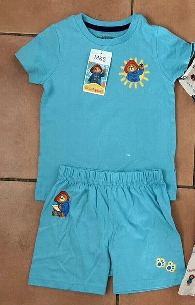 M & S Paddington Bear Pyjama set or Summer T-Shirt Set BNWT - 3 kinds