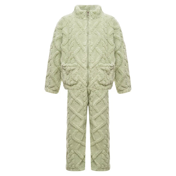 Unisex Kids Outfit Homewear Set Tops With Pants Pajamas Long Sleeve Loungewear