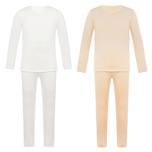 Kids Girl's Pajamas Set Long Sleeve Sleepwear Training Pullover And Pantyhose