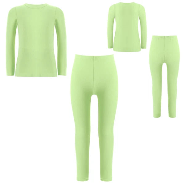 Unisex Kids Suit Bottoms Outfit Girls Set With Pants Homewear Pajamas Winter