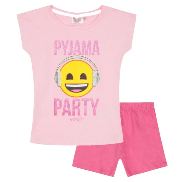 Boys Girls Kids Children Pyjamas Short Sleeve T-Shirt Shorts Set Age 2-12 Years